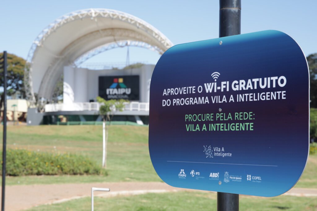 Itaipu e PTI disponibilizam wi-fi gratuito em cinco pontos da Vila A