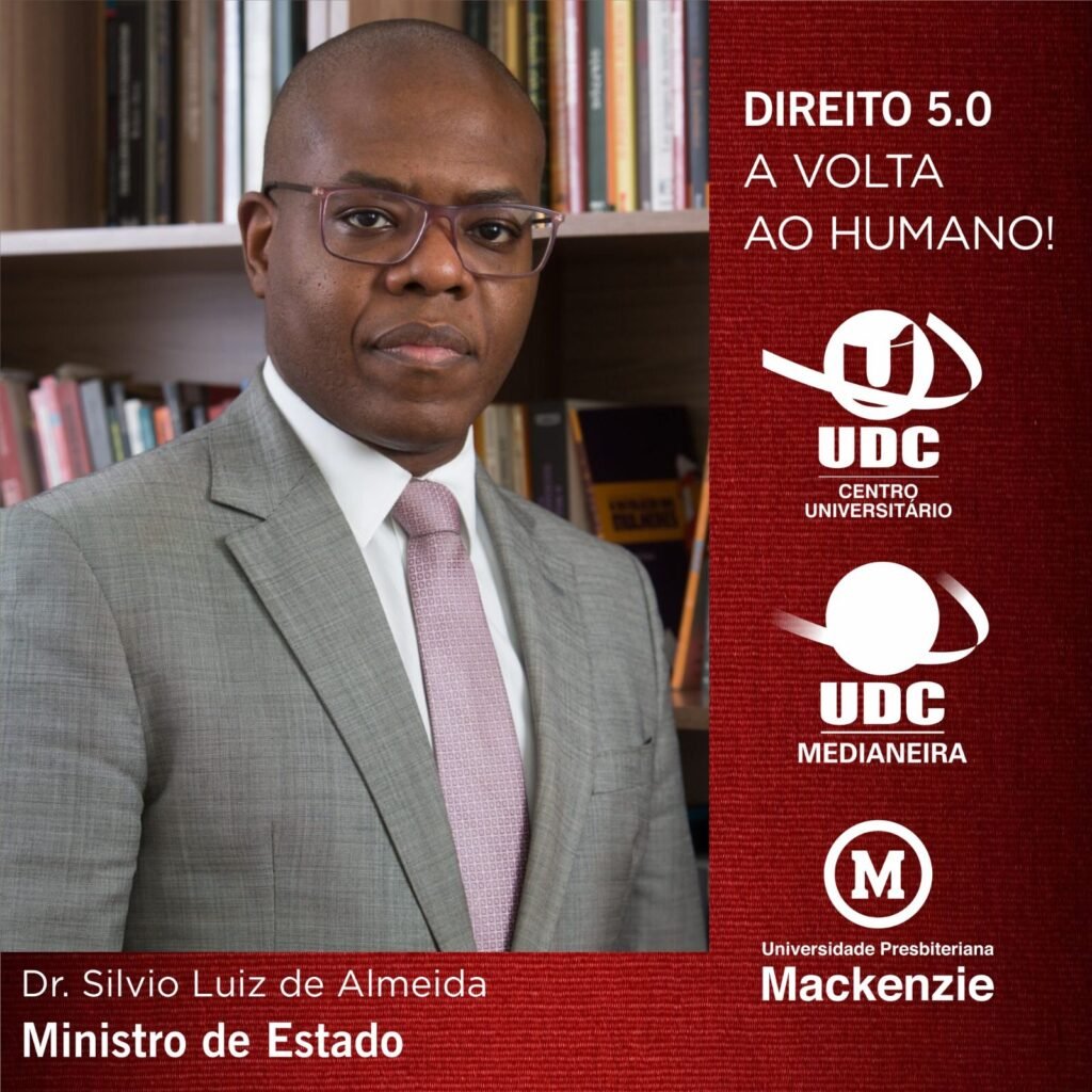 Ministro Silvio Luiz de Almeida fará palestra para Congressos da UDC