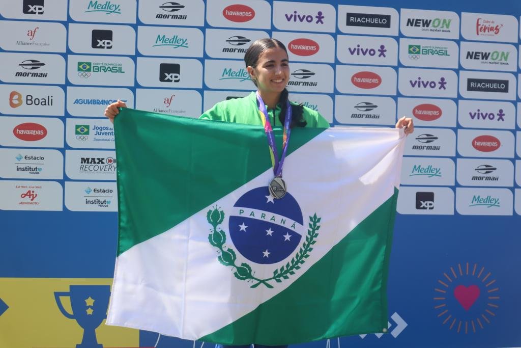 Ana Beatriz levou a medalha de prata na mesma modalidade