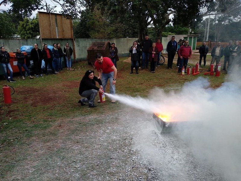 Servidores da educação concluem curso de formação de brigadistas com simulação de incêndio na próxima terça-feira (26)
