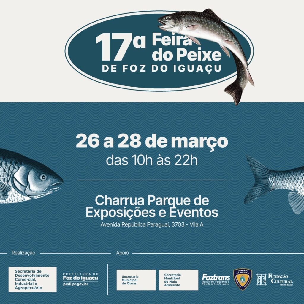 17ª Feira do Peixe acontece dos dias 26 a 28 de março, no CTG Charrua
