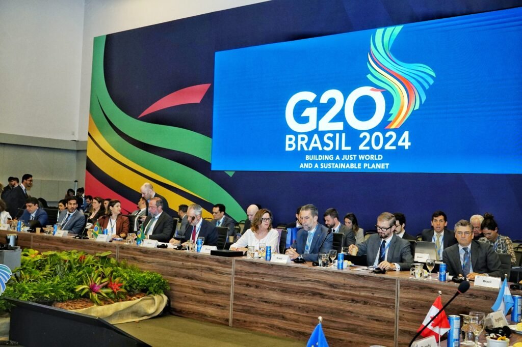 Diretor-geral de Itaipu discursa na reunião ministerial do G20
