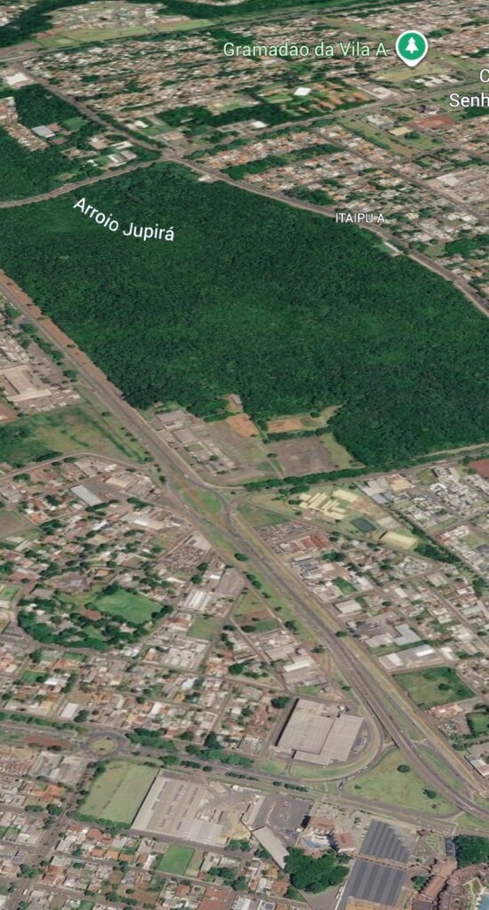 Trevo do Charrua. Imagem Google Earth - Vila A Mais