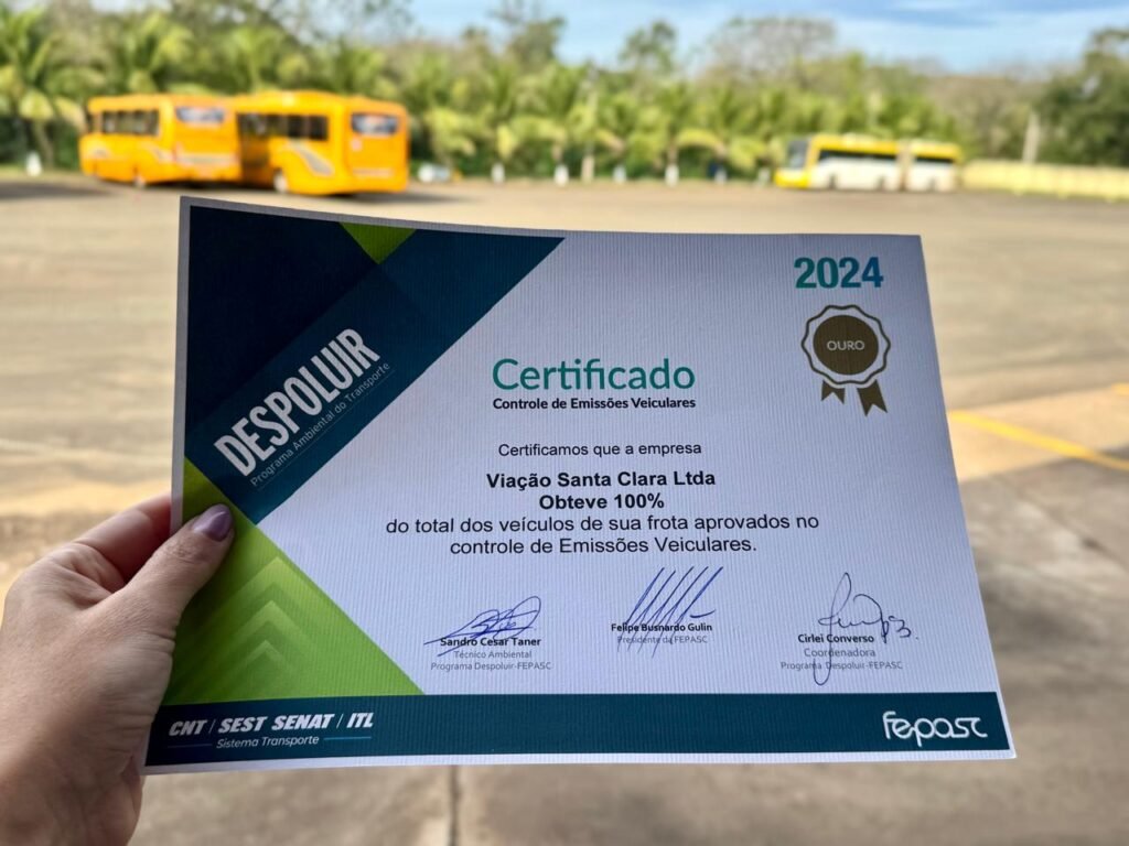 Certificados Ônibus da VISAC