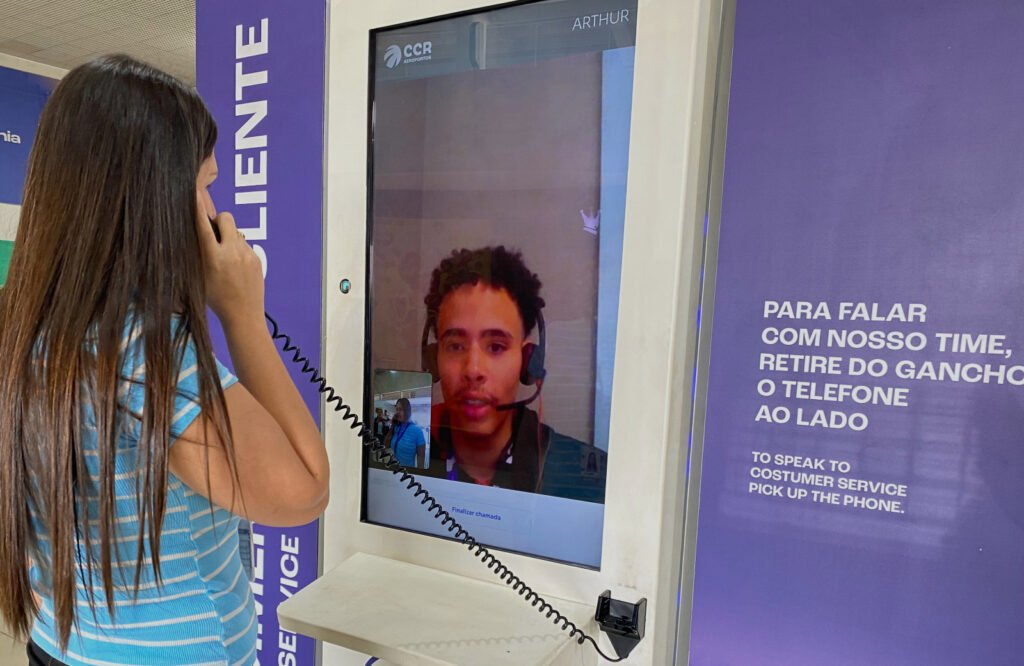 Balcão virtual de informações do Aeroporto Internacional de Foz do Iguaçu
